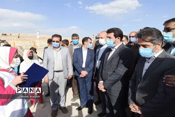 افتتاح آموزشگاه 6 کلاسه روستای طاغان شهرستان مرزی درمیان