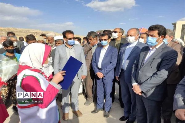 افتتاح آموزشگاه 6 کلاسه روستای طاغان شهرستان مرزی درمیان