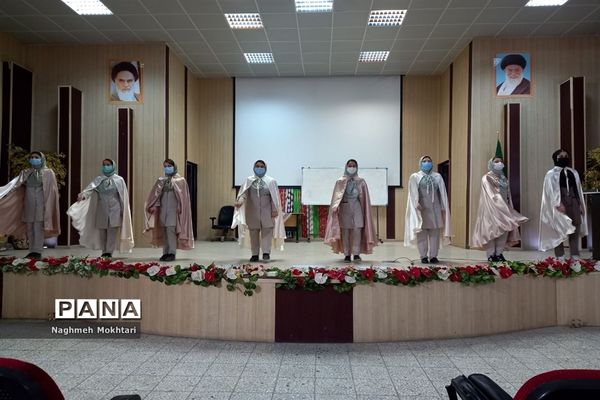 تمرین گروه سرود نمایشی پیشتازان به‌مناسبت هفته تربیت اسلامی و امور تربیتی