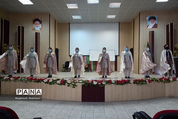 تمرین گروه سرود نمایشی پیشتازان به‌مناسبت هفته تربیت اسلامی و امور تربیتی