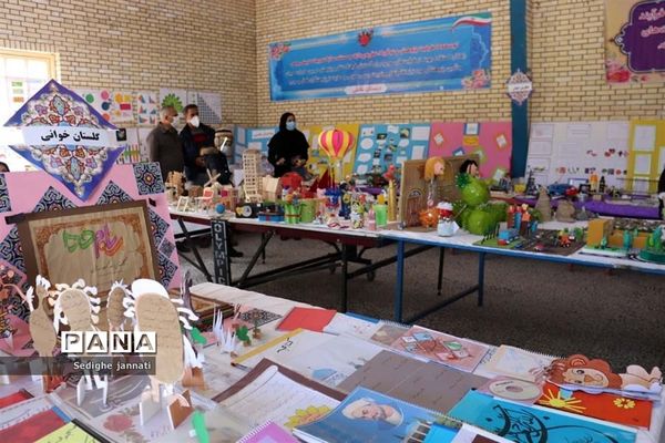 نمایشگاه دستاوردهای تدریس مجازی دانش آموزان در آباده