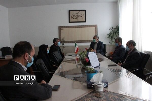 دیدار مدیرسازمان دانش‌آموزی خراسان جنوبی با معاون پرورشی، فرهنگی اداره‌کل آموزش و پرورش