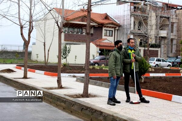 افتتاح پارک محله‌ای «مدافعان سلامت» در ساری