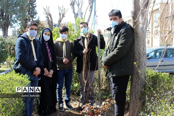 آیین کاشت درخت در آموزش و پرورش اسلامشهر