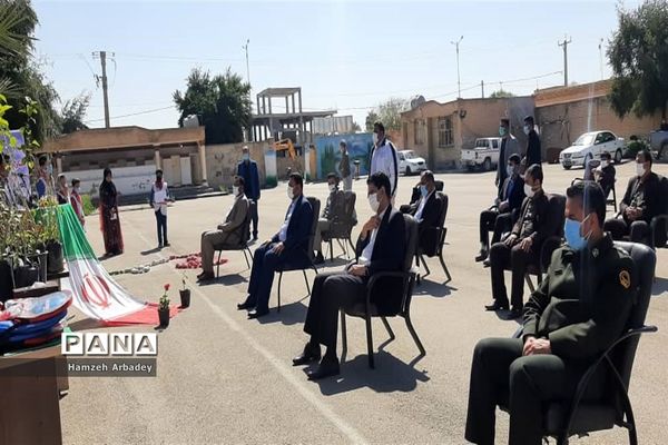 برگزاری مراسم هفته درختکاری درمدارس  شهرستان حمیدیه
