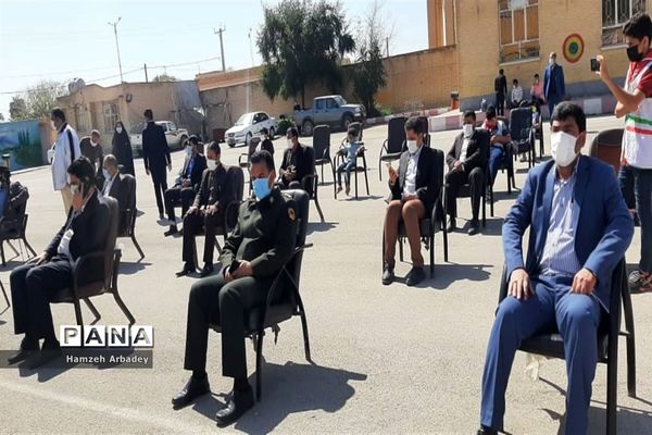 برگزاری مراسم هفته درختکاری درمدارس  شهرستان حمیدیه