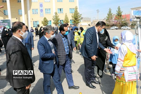 همایش استانی درختکاری توسط دانش آموزان ساعی در طرح ملی کوچ