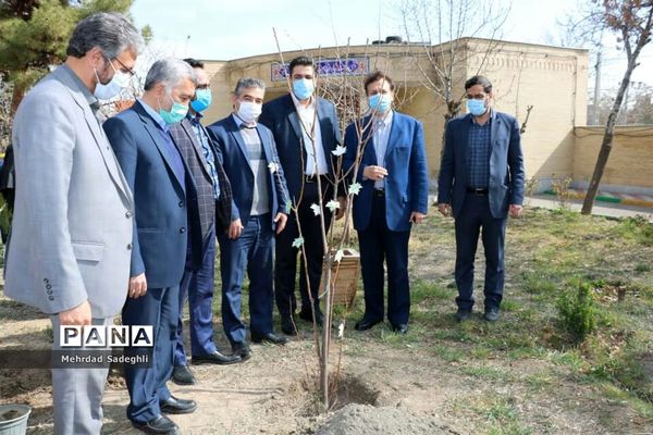 همایش استانی درختکاری توسط دانش آموزان ساعی در طرح ملی کوچ