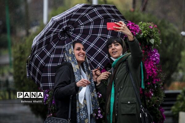 تهران بارانی در آخرین روزهای سال