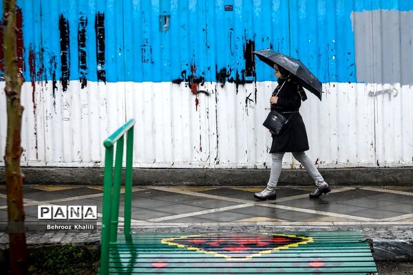 تهران بارانی در آخرین روزهای سال