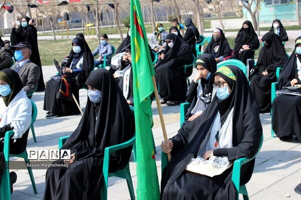 اردوی راهیان نور مجازی در بوستان شهدای گمنام قائمیه اسلامشهر