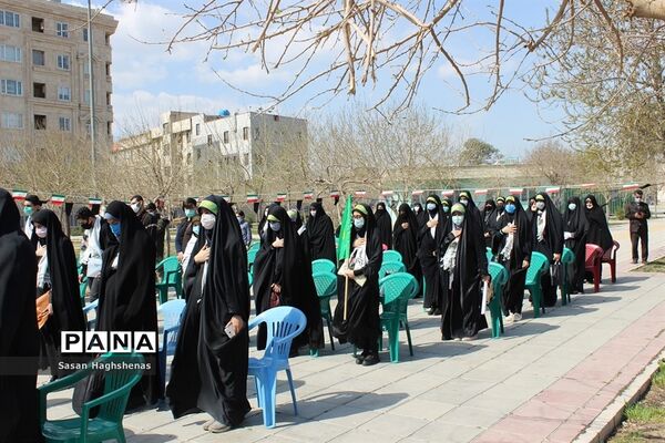 اردوی راهیان نور مجازی در بوستان شهدای گمنام قائمیه اسلامشهر
