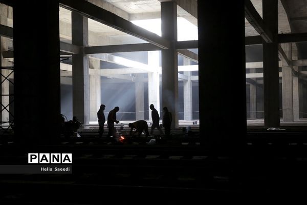 بازدید از نخستین پایانه زیر زمینی مترو