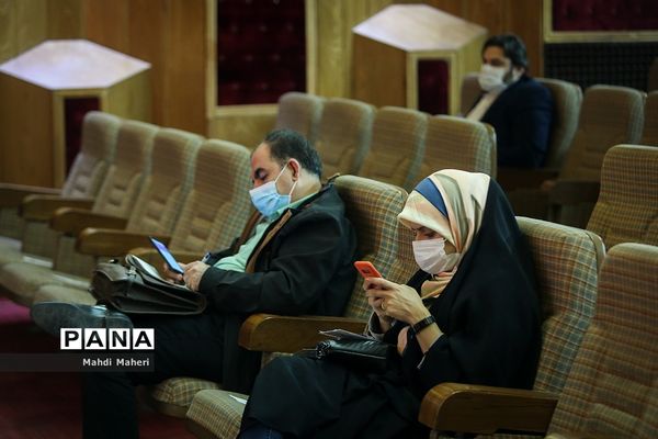نشست خبری دبیرکل و سخنگوی جمعیت هلال احمر