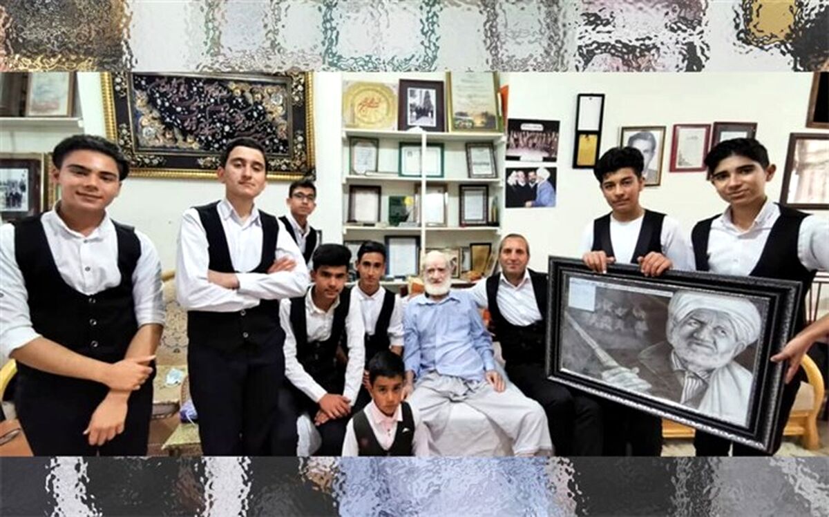 معلم هنرمندی که دانش‌‌آموزانش را به دیدار اسطوره موسیقی کشور برد