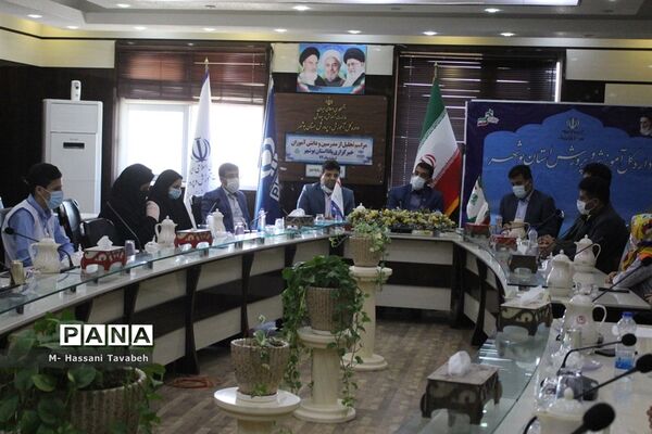 مراسم تجلیل از مدرسان و دانش‌آموزان خبرگزاری پانا استان بوشهر