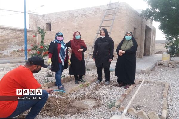 کاشت درخت  به مناسبت چهارشنبه سوری در اهواز
