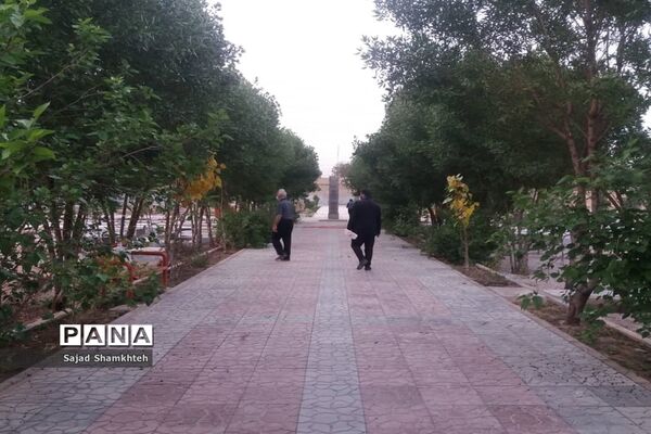کاشت درخت  به مناسبت چهارشنبه سوری در اهواز