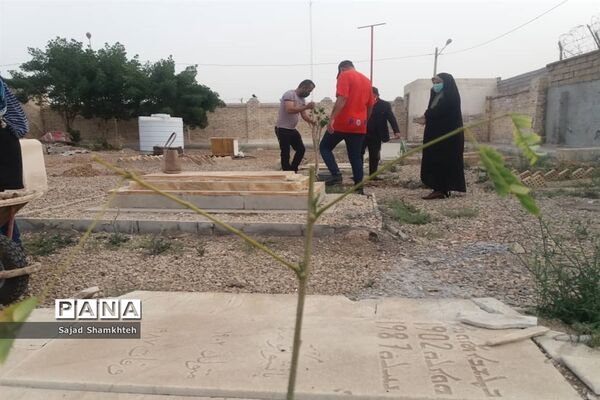 کاشت درخت  به مناسبت چهارشنبه سوری در اهواز