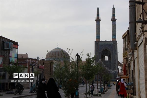 حال و هوای بافت جهانشهر یزد در ایام نوروز