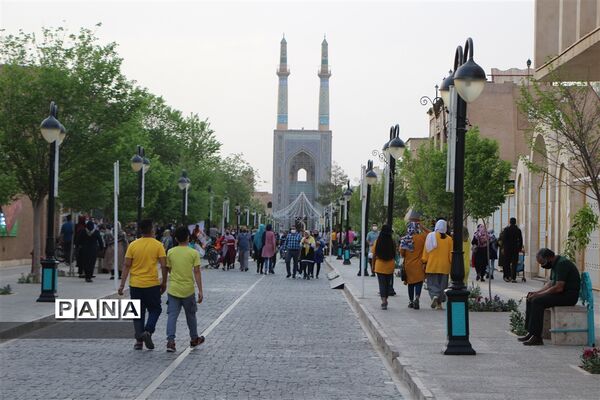 حال و هوای بافت جهانشهر یزد در ایام نوروز