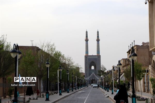حال و هوای بافت جهانشهر یزد در ایام نوروز