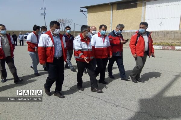 بازدیددبیرکل جمعیت هلال احمر از پایگاه های امداد و نجات بین شهری پاکدشت