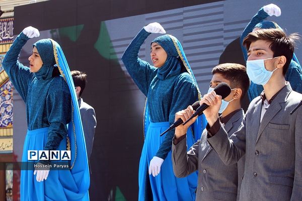 آیین افتتاحیه نخستین جشنواره ملی سرود آوای بی‌نشان‌ها