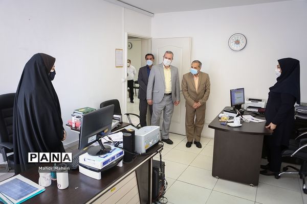 دیدار نوروزی معاون پرورشی و فرهنگی وزارت آمورش و پرورش با همکاران سازمان دانش آموزی