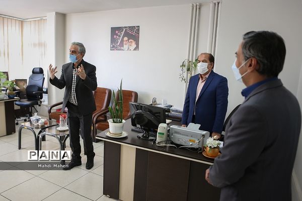 دیدار نوروزی معاون پرورشی و فرهنگی وزارت آمورش و پرورش با همکاران سازمان دانش آموزی