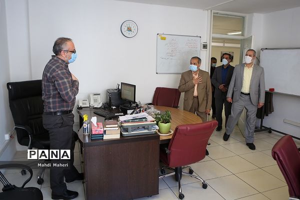 دیدار نوروزی معاون پرورشی و فرهنگی وزارت آمورش و پرورش با همکاران سازمان دانش آموزی