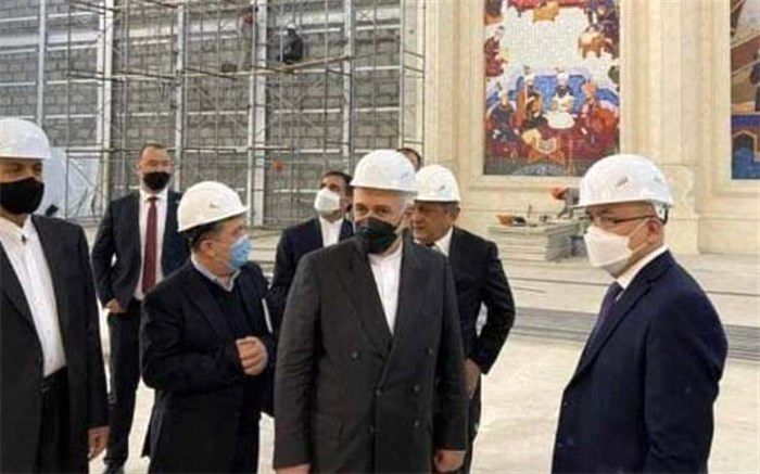 بازدید ظریف از مرکز تمدن اسلامی تاشکند
