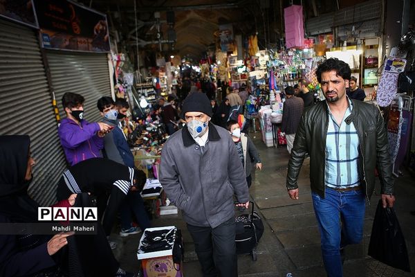 تهران در وضعیت قرمز بدون ماسک