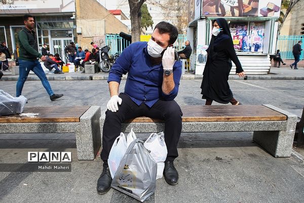 تهران در وضعیت قرمز بدون ماسک