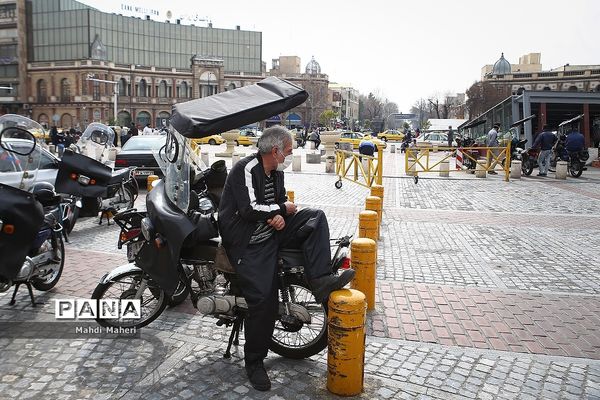 تهران در وضعیت قرمز بدون ماسک