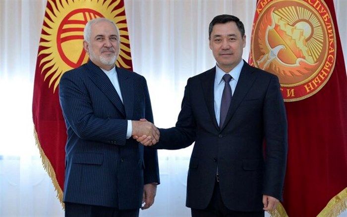 گزارش توییتری ظریف از سفرش به قرقیزستان