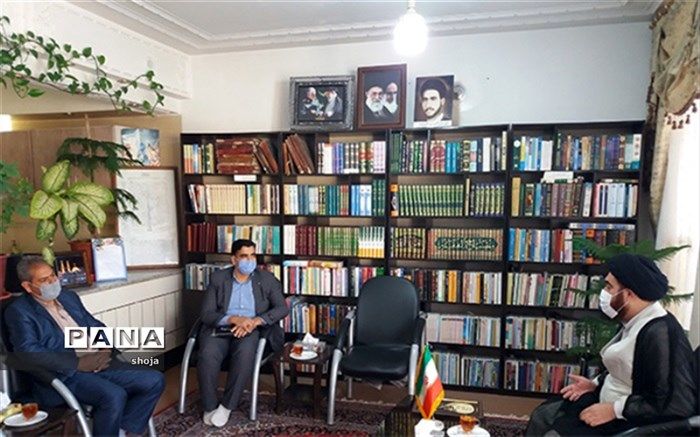دیدار مدیرآموزش و پرورش فلاورجان با امام جمعه شهر قهدریجان