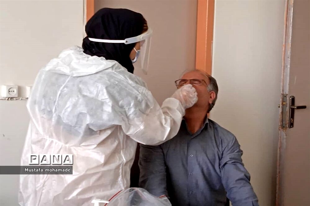 غربالگری کووید ۱۹ در آموزش و پرورش ملارد