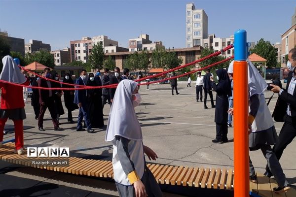 آیین افتتاحیه مدرسه پویا شاهد ریحانه‌النبی در قرچک