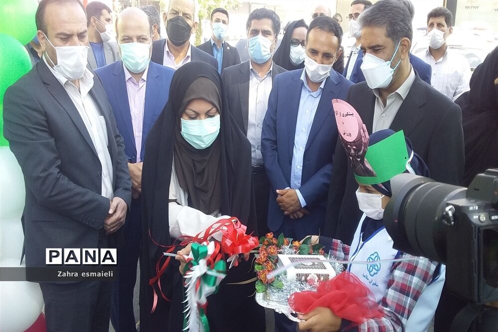 آیین افتتاحیه مدرسه پویا نجمه و سمیه در شهرستان قرچک