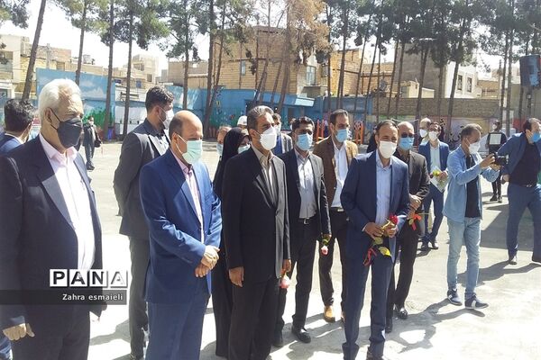 آیین افتتاحیه مدرسه پویا نجمه و سمیه در شهرستان قرچک