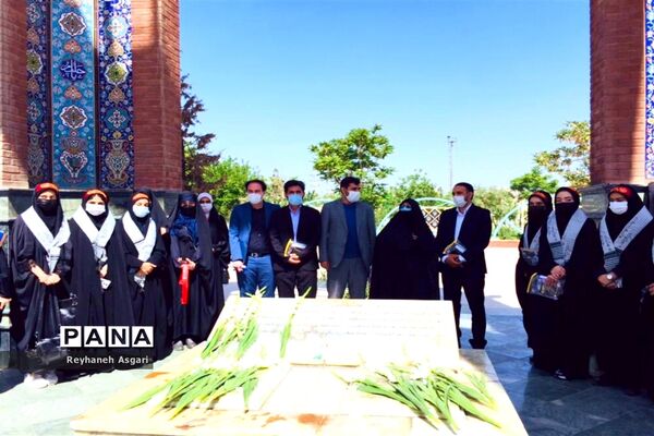 برگزاری مراسم نمادین راهیان نور در شهرستان قرچک