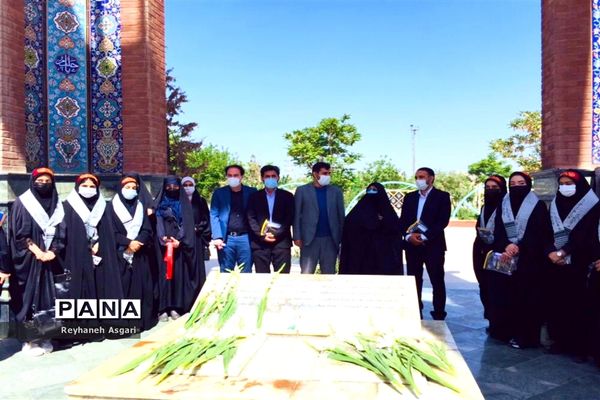 برگزاری مراسم نمادین راهیان نور در شهرستان قرچک