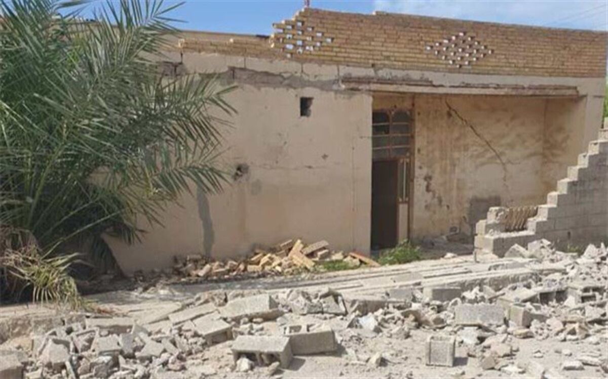 زلزله استان بوشهرتلفات  جانی نداشت