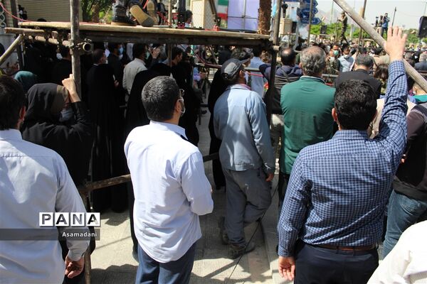مراسم تشییع پیکرشهید سردارحجازی در استان اصفهان