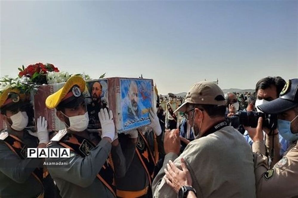 مراسم تشییع پیکرشهید سردارحجازی در استان اصفهان