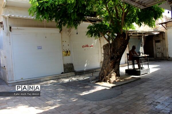 تعطیلی  بازار بوشهردر سایه تشدید محدودیت های کرونایی