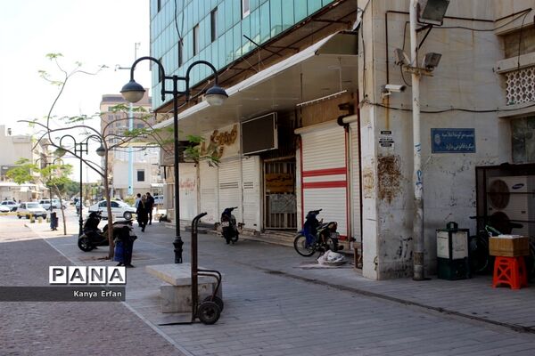 تعطیلی  بازار بوشهردر سایه تشدید محدودیت های کرونایی