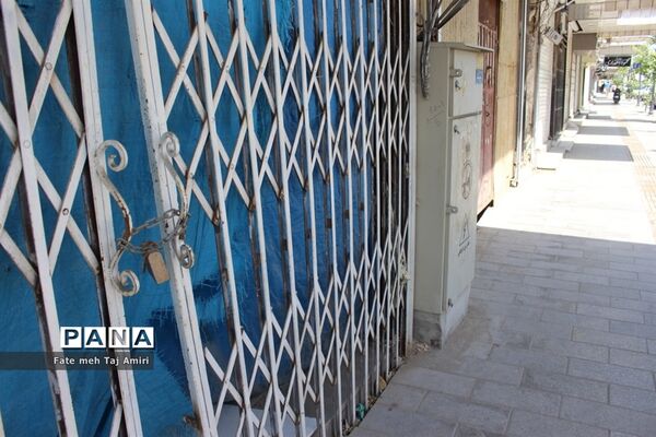 تعطیلی  بازار بوشهردر سایه تشدید محدودیت های کرونایی