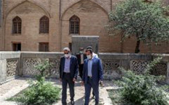 تسهیل روند تعیین عرصه و حریم شیخ شهاب الدین اهری با همکاری پژوهشگاه میراث‌فرهنگی